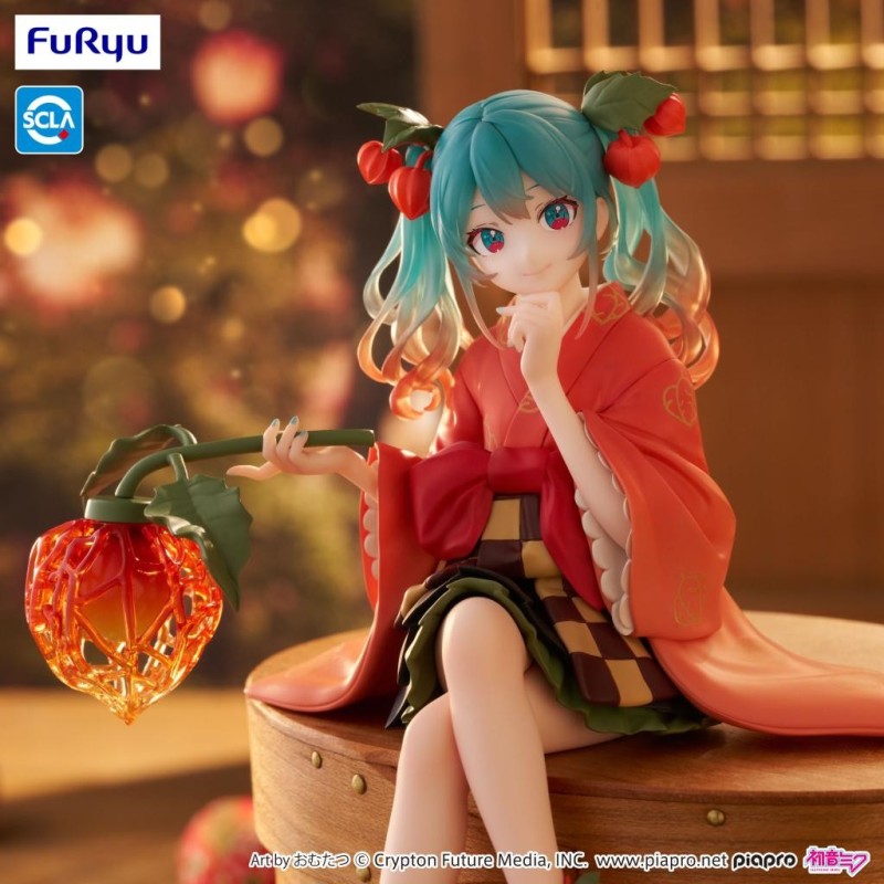 HATSUNE MIKU - Flower Fairy Winter - Statuette Noodle Stopper 15cm 