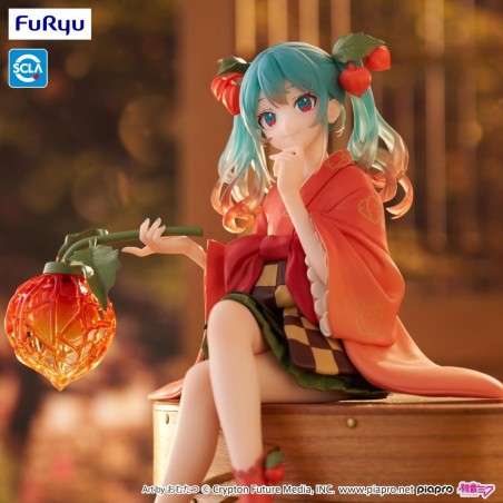 HATSUNE MIKU - Flower Fairy Winter - Statuette Noodle Stopper 15cm 