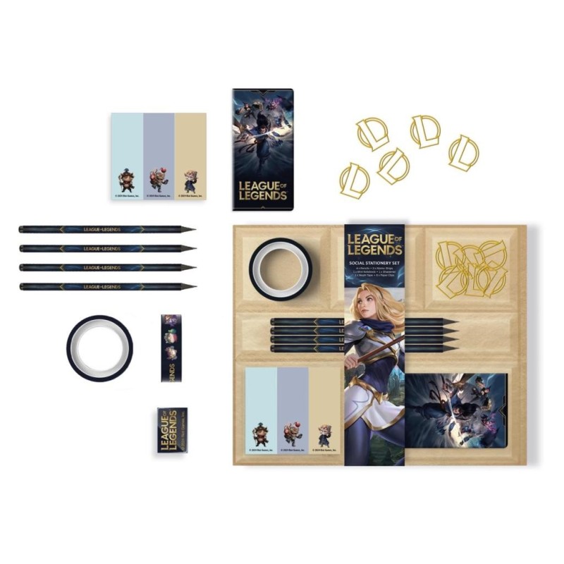 LEAGUE OF LEGENDS - Coffret de Fourniture Scolaire Premium 