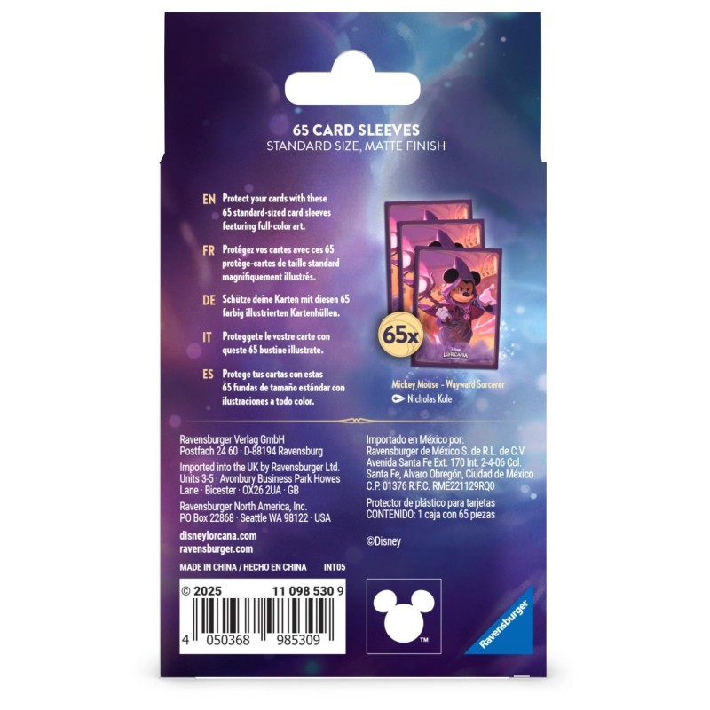 DISNEY - Lorcana - Protège-cartes - Mickey Mouse - Chapitre 8 