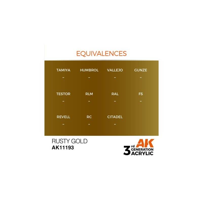 Rusty Gold 17ml