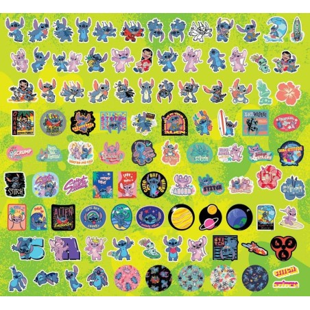 LILO & STITCH - Set de 100 Stickers (Display de 20) 