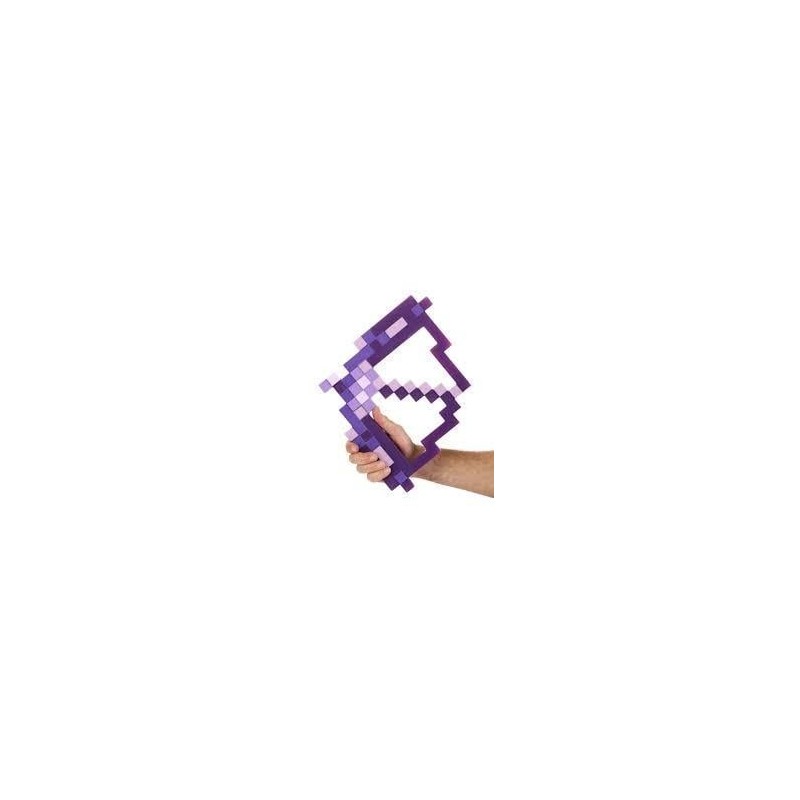 MINECRAFT - Arc et Flèche Enchanté Violet '45x32x4cm' 