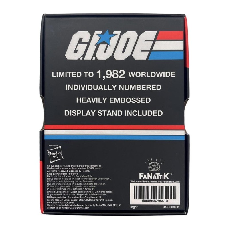 G.I. JOE - 60ans Anniversaire - Lingot Edition Limitée 