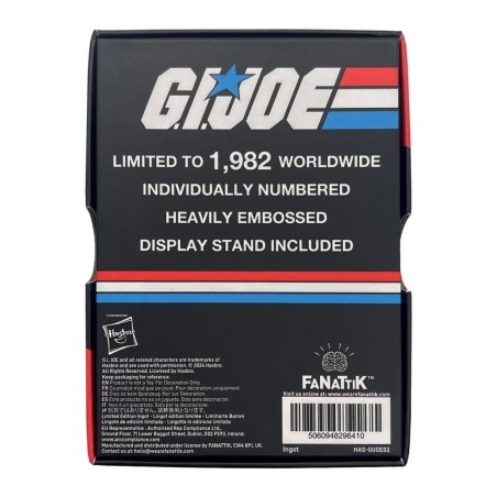 G.I. JOE - 60ans Anniversaire - Lingot Edition Limitée 