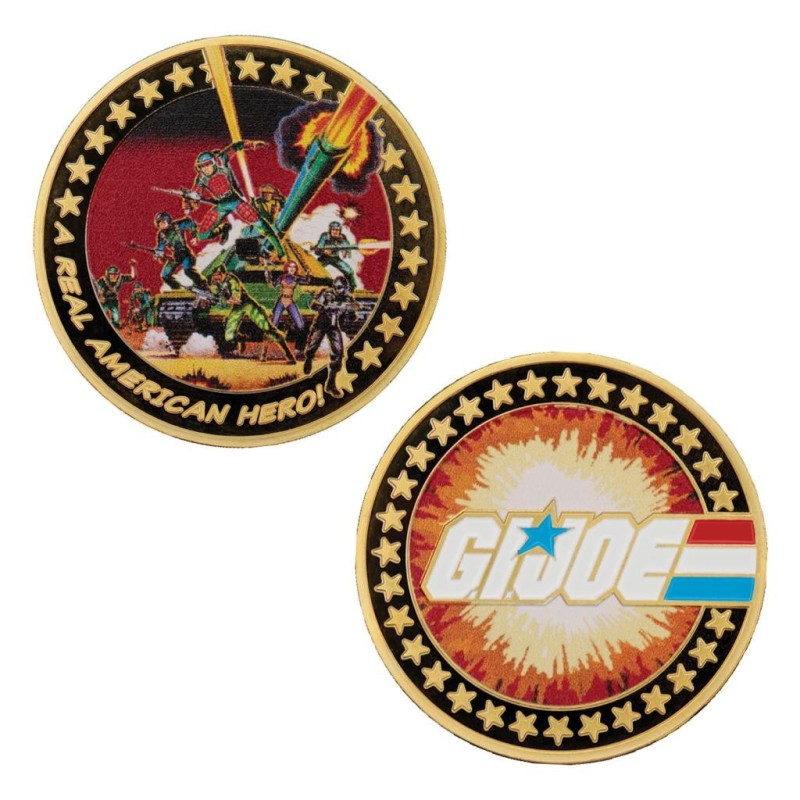 G.I. JOE - 60ans Anniversaire - Pièce Edition Limitée 24k Plaqué Or 