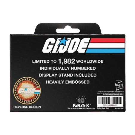 G.I. JOE - 60ans Anniversaire - Pièce Edition Limitée 24k Plaqué Or 