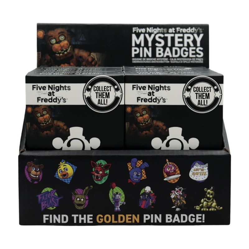 FIVE NIGHTS AT FREDDY'S - Mystery Box de 12 Pin's 