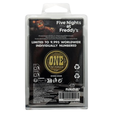 FIVE NIGHTS AT FREDDY'S - Fazbear - Pièce Edition Limitée 