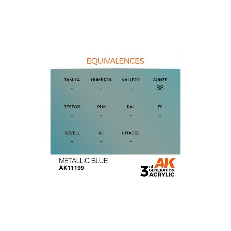 Metallic Blue 17ml