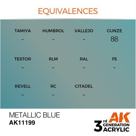 Metallic Blue 17ml