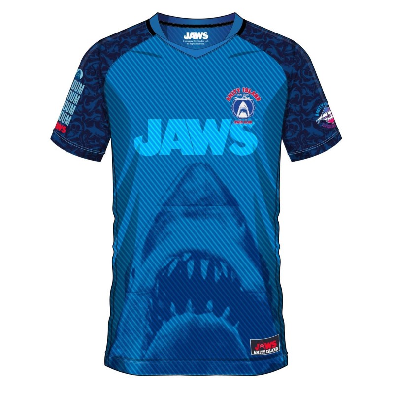 LES DENTS DE LA MER - Amity Island 75 - Maillot de Foot Homme (XXL) 