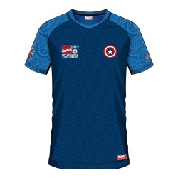 MARVEL - Captain America 41 - Soccer Jersey Men (M)  2