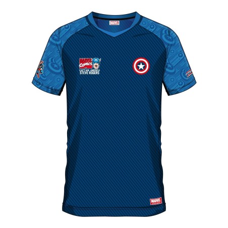 MARVEL - Captain America 41 - Maillot de Foot Homme (M) 