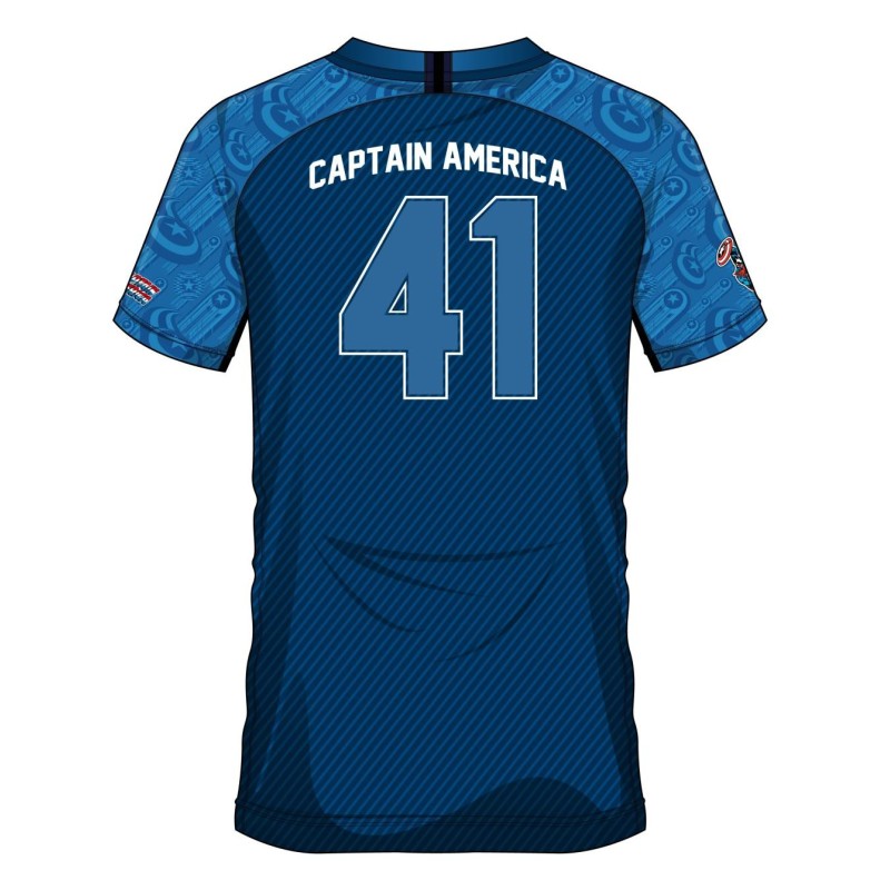 MARVEL - Captain America 41 - Maillot de Foot Homme (M) 