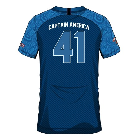 MARVEL - Captain America 41 - Maillot de Foot Homme (S) 