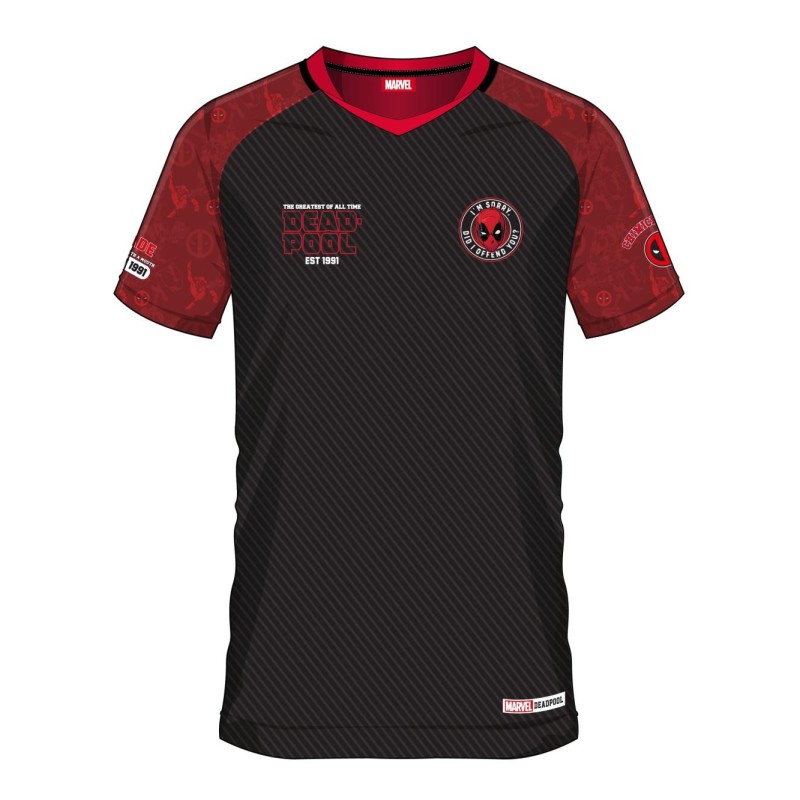MARVEL - Deadpool 91 - Soccer Jersey Men (M) 