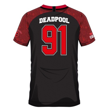 MARVEL - Deadpool 91 - Soccer Jersey Men (M) 