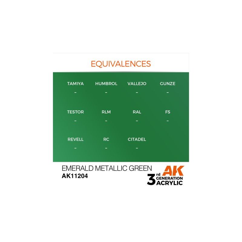 Emerald Metallic Green 17ml