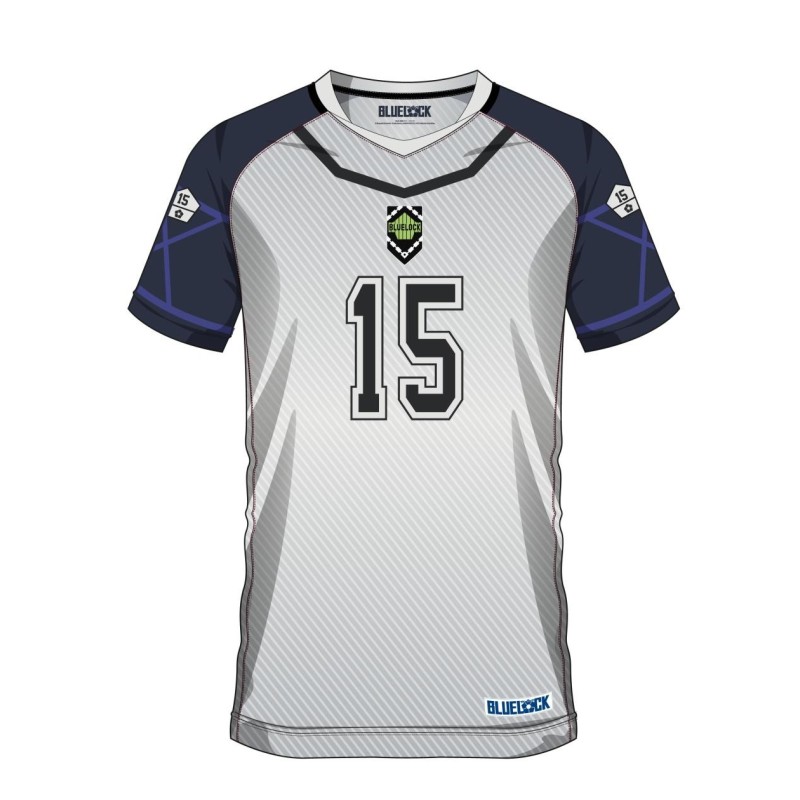 BLUE LOCK - Yoichi Isagi 15 - Maillot de Foot Homme (M) 