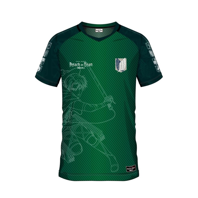 L'ATTAQUE DES TITANS - Scout Regiment 09 - Maillot de Foot Homme (S) 