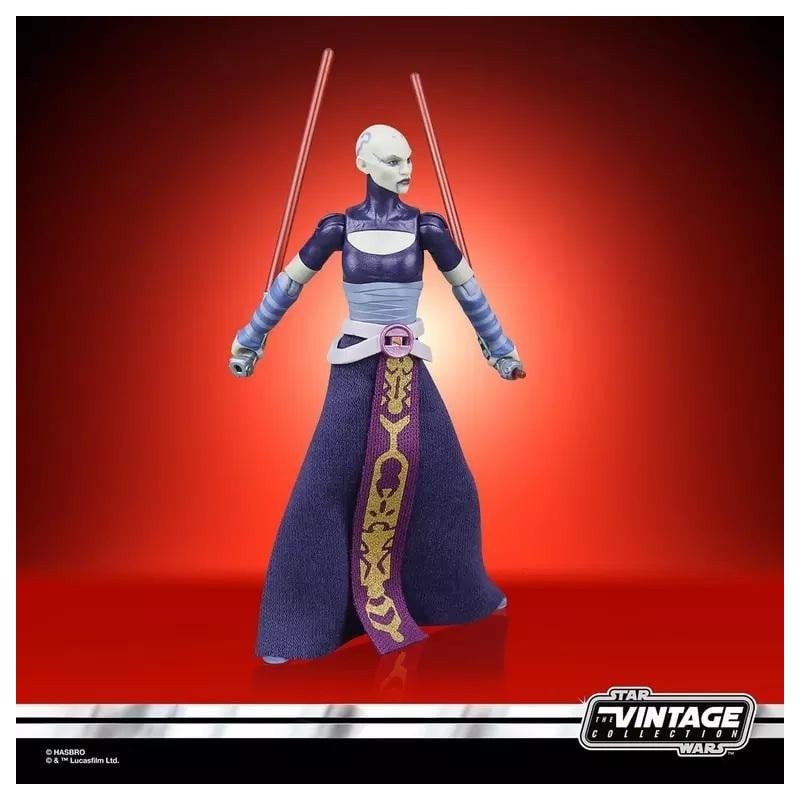 THE CLONE WARS - Asajj Ventress - Figurine Vintage Collection 10cm 