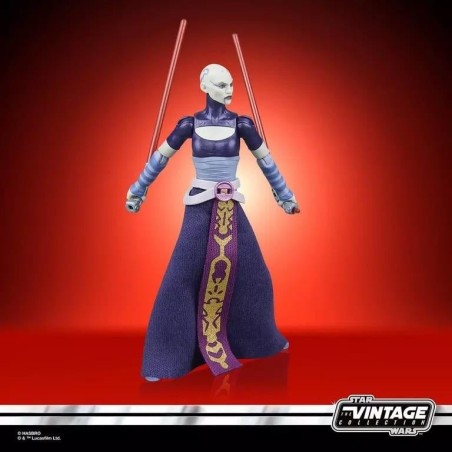 THE CLONE WARS - Asajj Ventress - Figurine Vintage Collection 10cm 