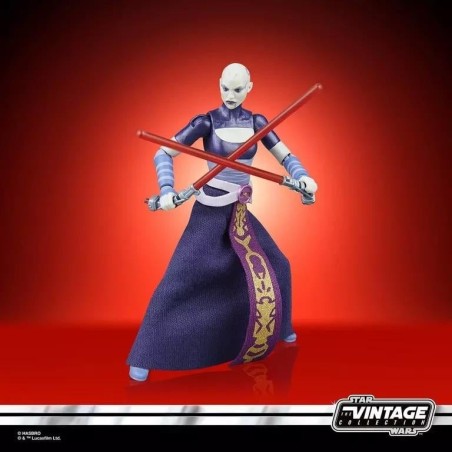 THE CLONE WARS - Asajj Ventress - Figurine Vintage Collection 10cm 