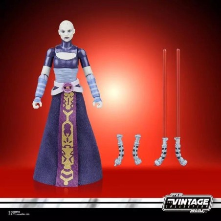 THE CLONE WARS - Asajj Ventress - Figurine Vintage Collection 10cm 