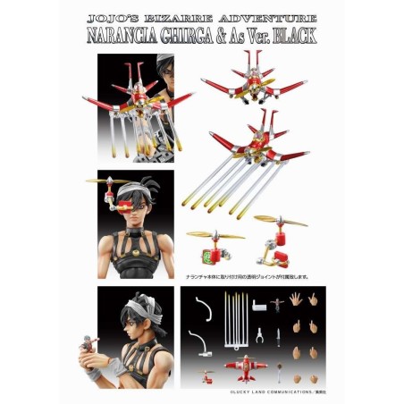 JOJO PART 5 - Narancia & Aerosmith - Figurine Chozokado 14cm 