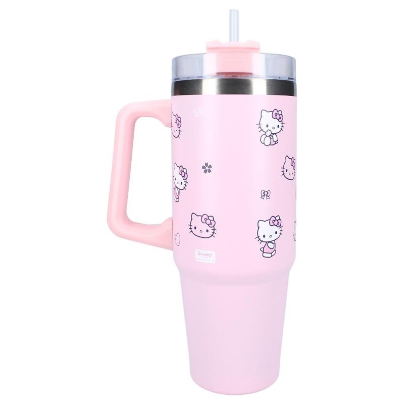 HELLO KITTY - Bliss - Mug de Voyage XL 900ml avec paille 