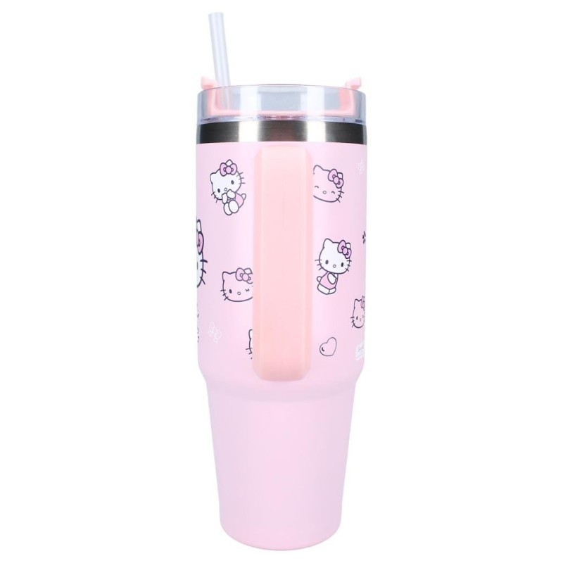 HELLO KITTY - Bliss - Mug de Voyage XL 900ml avec paille 