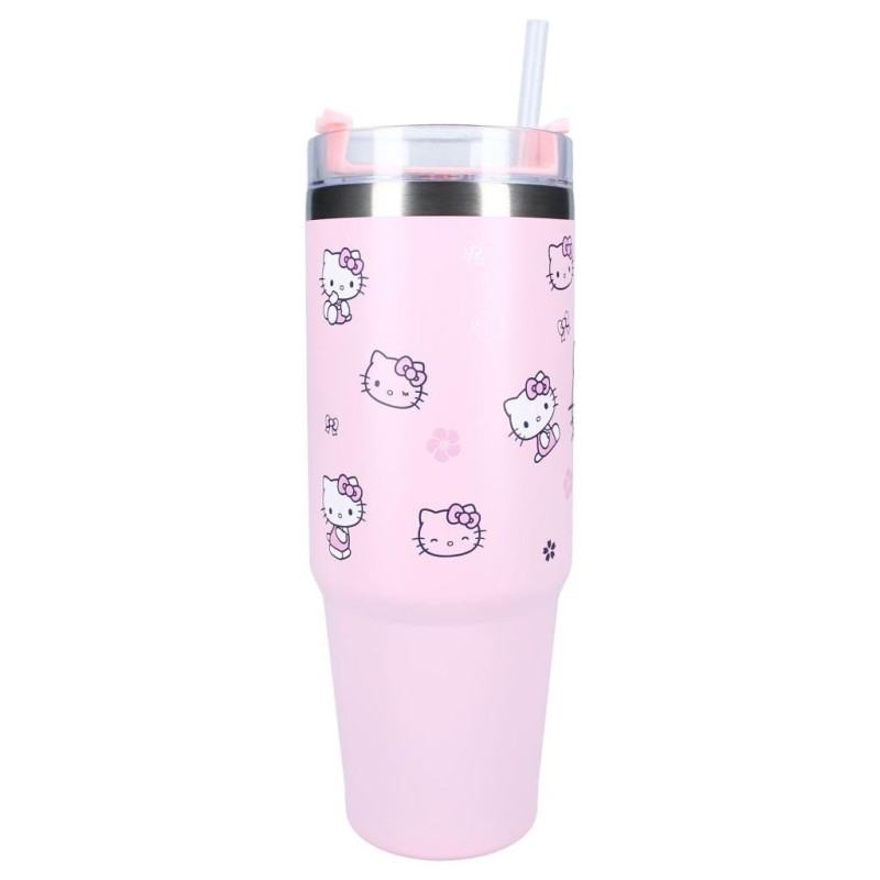 HELLO KITTY - Bliss - Mug de Voyage XL 900ml avec paille 