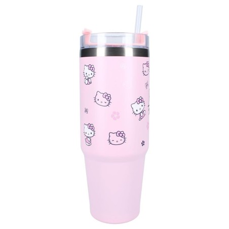 HELLO KITTY - Bliss - Mug de Voyage XL 900ml avec paille 
