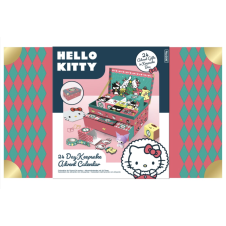 HELLO KITTY - Coffret Souvenir - Calendrier de l'Avent 24 boites 