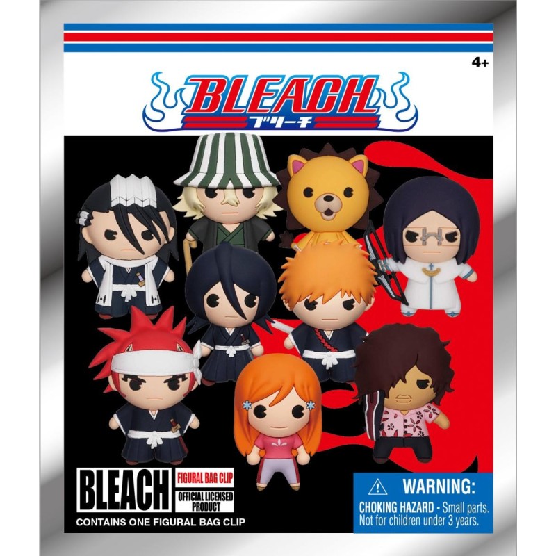 BLEACH - Series 1 - 3D Foam Bag Clip (Display 24 Pcs) 