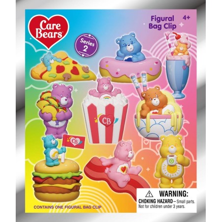LES BISOUNOURS - Series 2 - 3D Foam Bag Clip (Display 24 Pcs) 