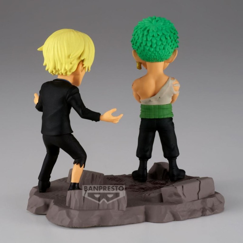 ONE PIECE - Roronoa Zoro & Sanji - Figurine WCF Log Stories 8cm 