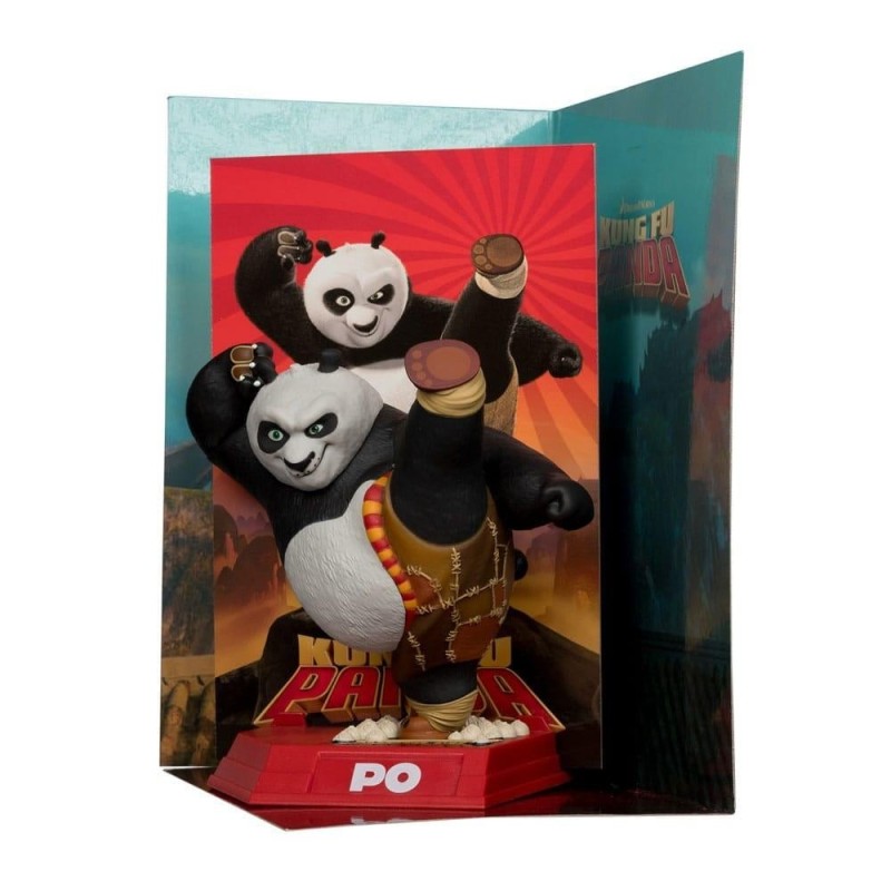 KUNG FU PANDA - Po - Statuette Movie Maniacs 17cm 