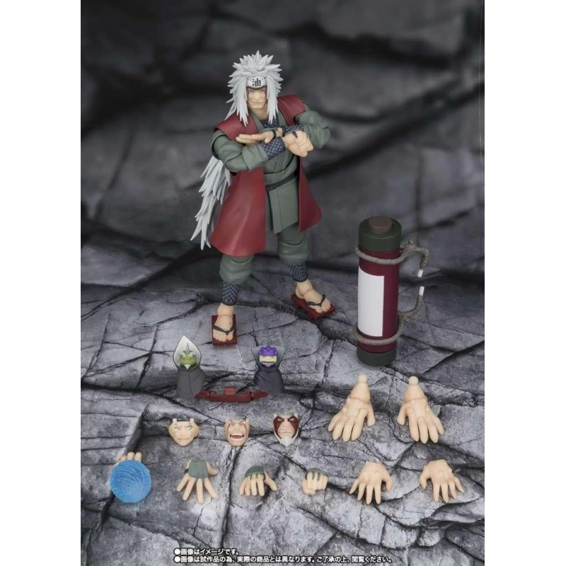NARUTO - Jiraiya Hidden Leaf Heroic Sage Mode -Fig. S.H. Figuarts 17cm 