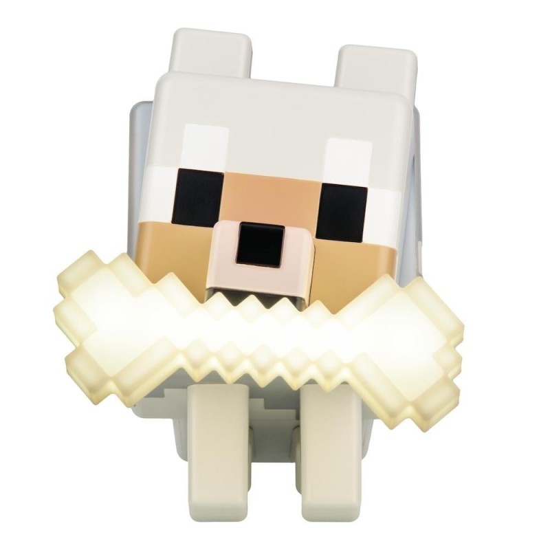 MINECRAFT - Wolf - GloBuddies Light 5,6inch 
