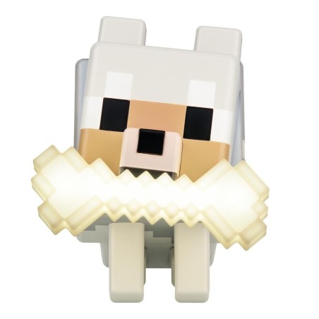 MINECRAFT - Wolf - GloBuddies Light 5,6inch 