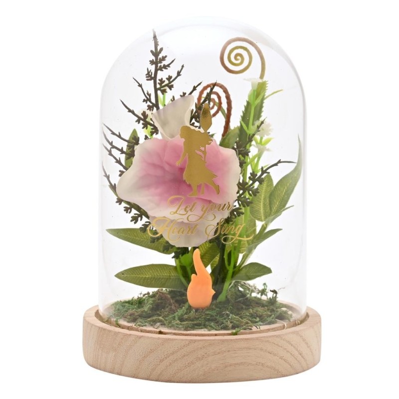 DISNEY PRINCESSES - Vaiana - Cloche Florale avec Lumière Néon 