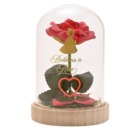 DISNEY PRINCESSES - Belle - Cloche Florale avec Lumière Néon 