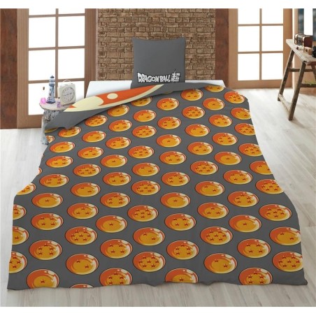 DRAGON BALL Z - Goku & Vegeta - Parure de lit 140x200cm + 65x65cm 