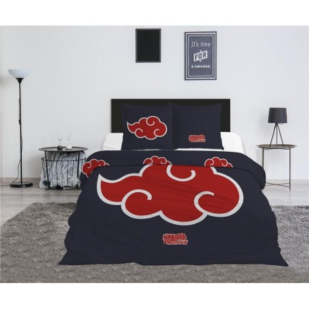 NARUTO SHIPPUDEN - Parure de lit 240x220cm + 2x65x65cm - Akatsuki 