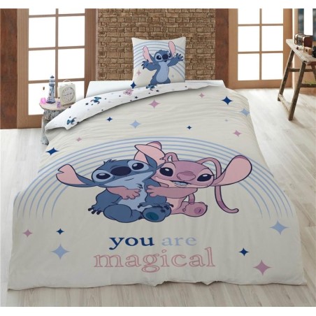 LILO & STITCH - You are magical - Parure de lit 140x200cm + 65x65cm 