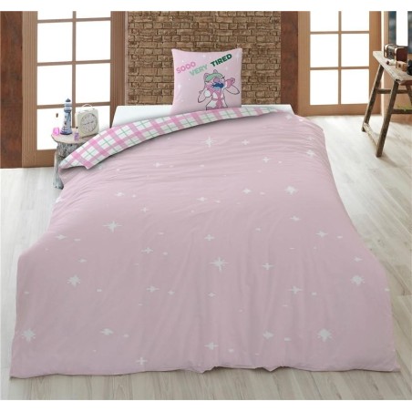 LILO & STITCH - Sooo Very Tired - Parure de lit 140x200cm + 65x65cm 
