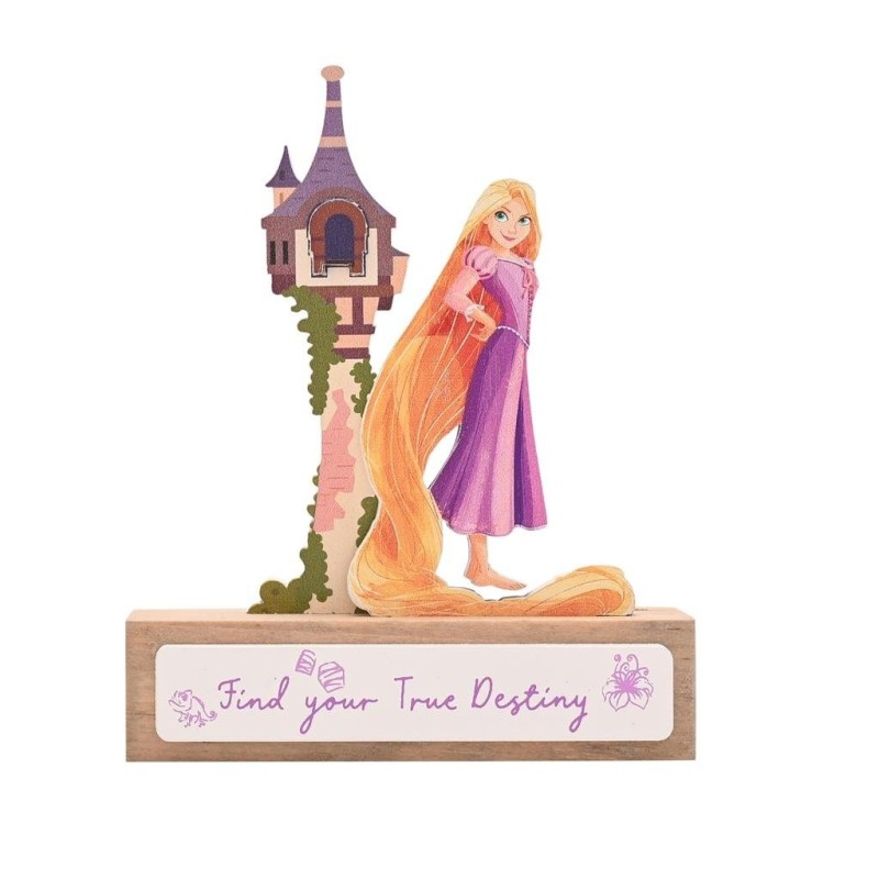 DISNEY PRINCESSES - Raiponce - Mini Plaque Chateau 