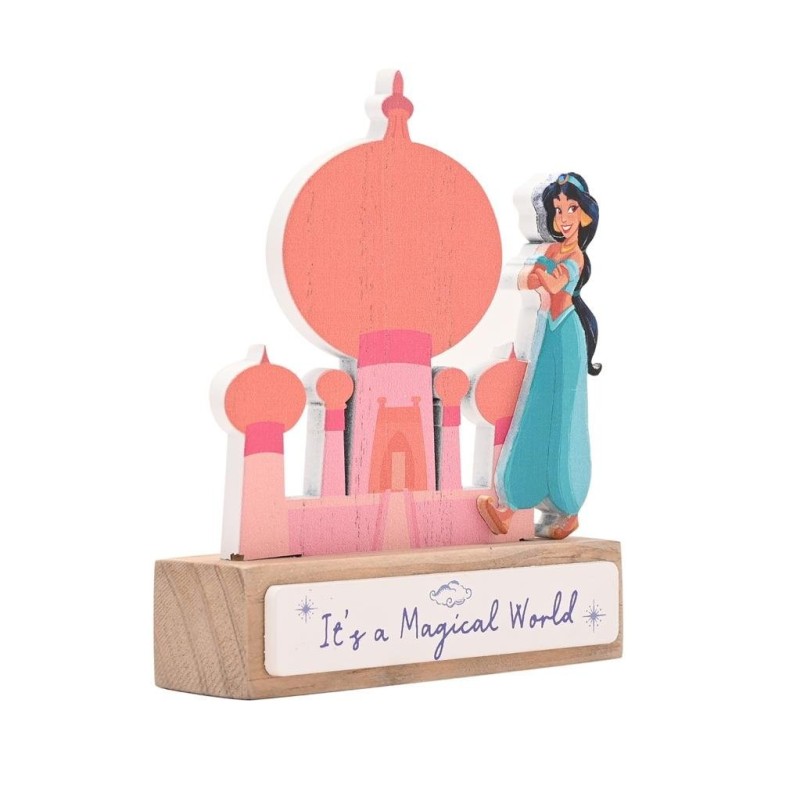 DISNEY PRINCESSES - Jasmine - Mini Plaque Chateau 